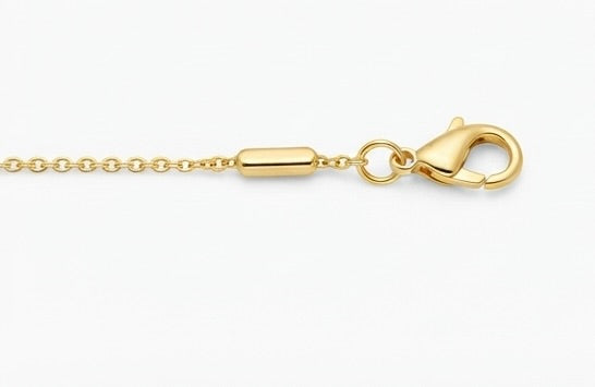 Pulsera Dorada Fina con Circonitas Cuadradas | Pulsera de Acero Inoxidable